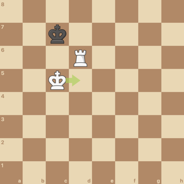 If you can neither shrink the box nor move your king closer, just play a waiting move.