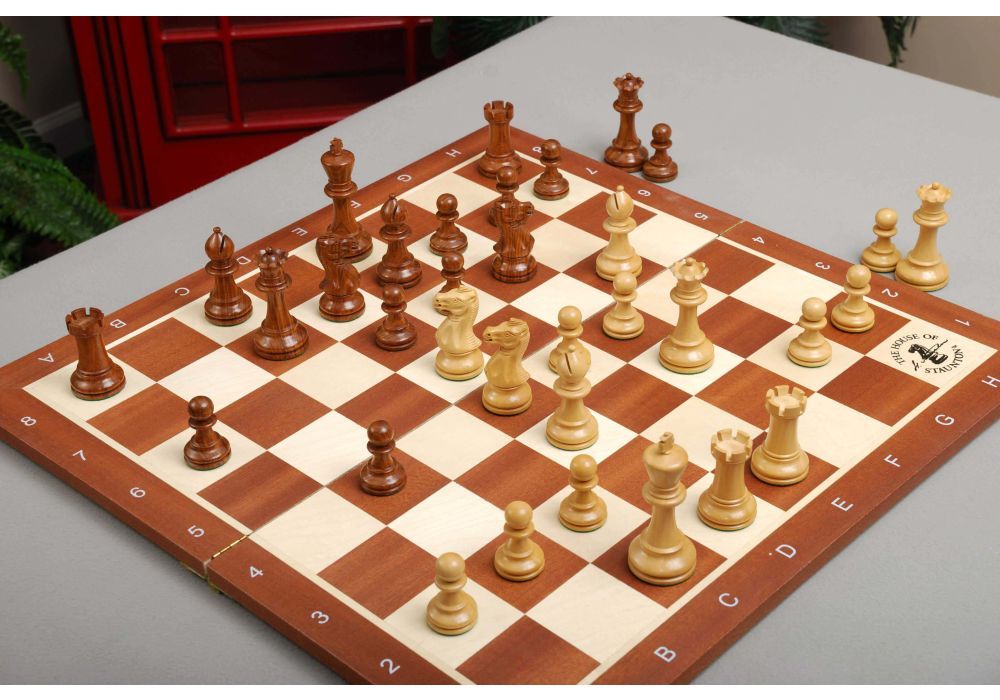 A classic Staunton chess set — The House of Staunton.