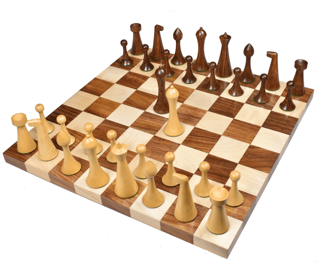 Herman Ohme Minimalist Combo Chess Set