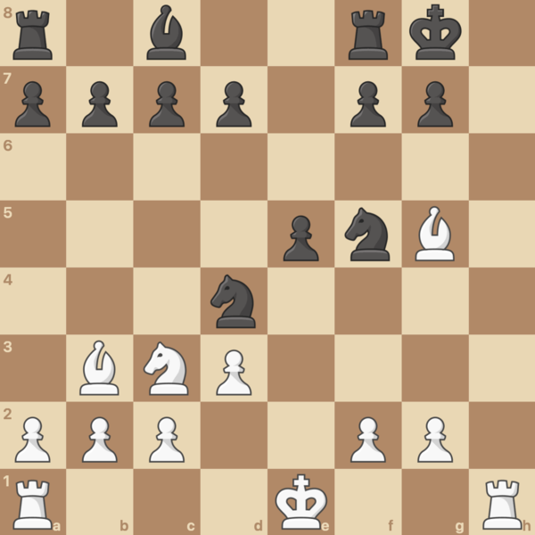 White has a very active position and should leave castling aside for now.